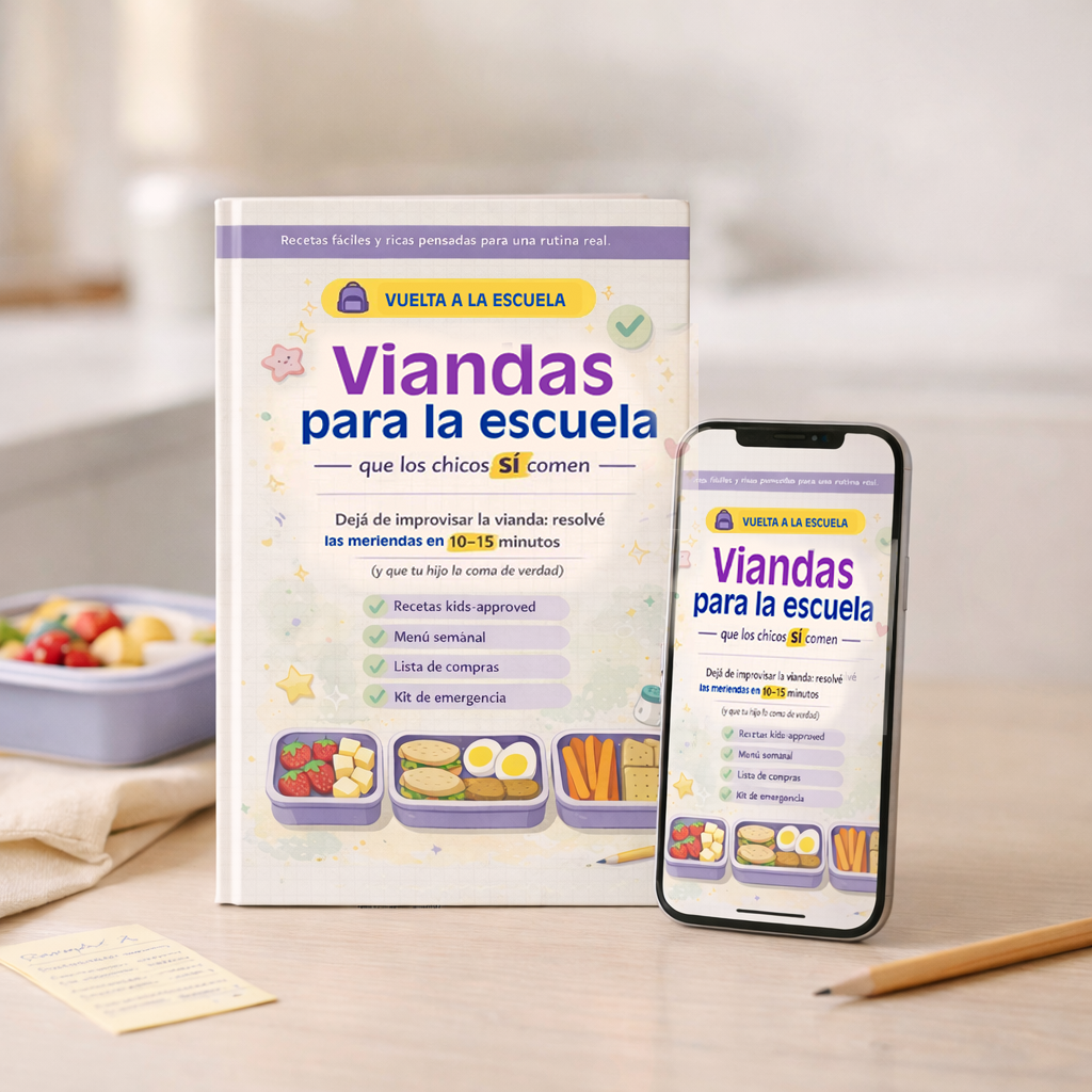 VIANDAS PARA LA ESCUELA QUE TUS HIJ@S SÍ COMEN + 10 BONOS 🎁