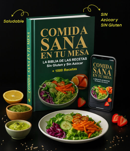 LA BIBLIA DE LAS RECETAS SIN GLUTEN & SIN AZÚCAR + 20 Regalos🎁